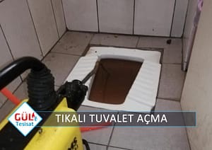 tıkanmış tuvalet açma