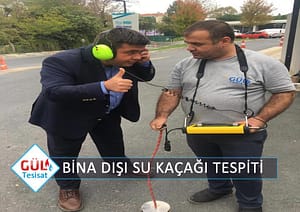 Uzman Bina Dışı Su Kaçak Tespiti