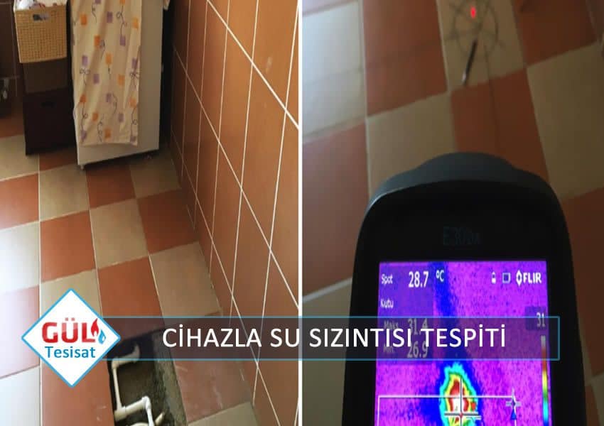 Cihazla Su Sızıntısı Tespiti / Cihazla Su Kaçağı Tespiti