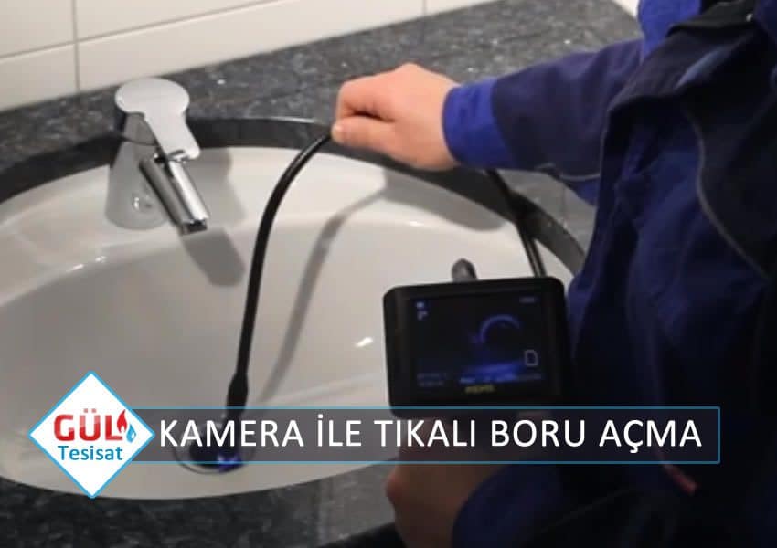 Kamera İle Tıkalı Boru Açma / Robotla Tıkalı Boru Açma